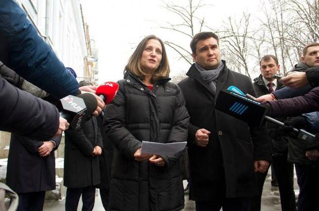 Российская агрессия против Украины является неприемлемой – глава МИД Канады