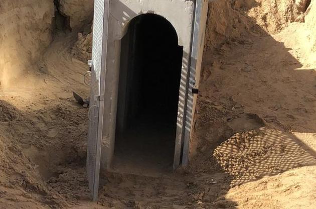 Израиль показал туннель в Сектор Газа, вырытый боевиками