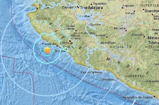 Сильний землетрус стався біля берегів Мексики