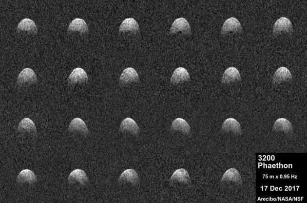 NASA опубликовало снимки астероида Фаэтон