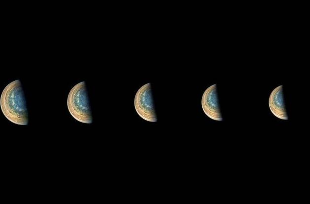 "Юнона" передала на Землю знімки південного полюса Юпітера