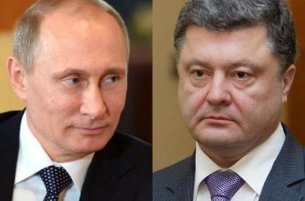 Порошенко подтвердил: разговаривал по телефону с Путиным, обсудили две темы