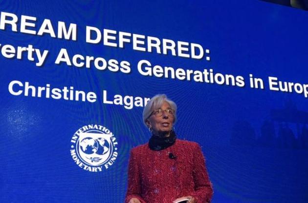 Голова МВФ розповіла про результати зустрічі з Порошенком