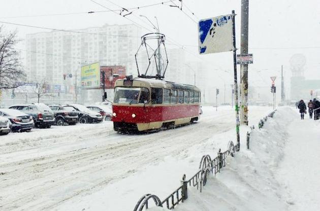 В Украине в субботу прогнозируют сильный снег с дождем и гололед