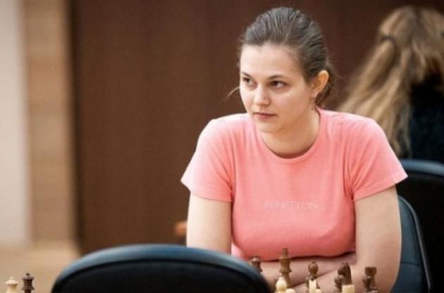 Украинская шахматистка Анна Музычук встретилась с Криштиану Роналду