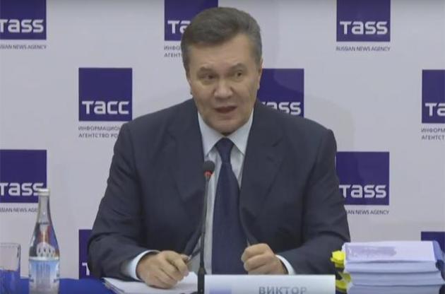 Янукович стверджує, що у листі до Путіна просив ввести поліцейських-миротворців