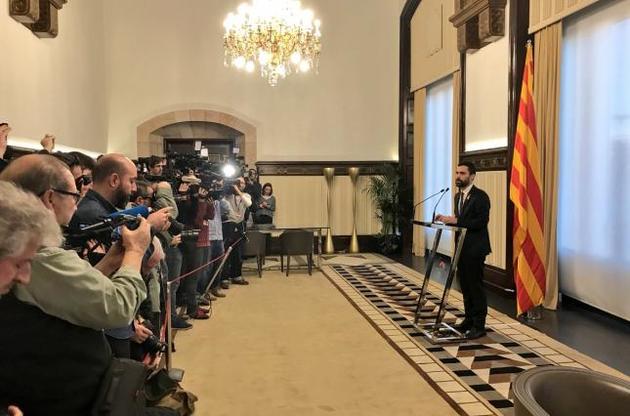 В Каталонии отложили заседание по позвращению Пучдемона главой женералитета