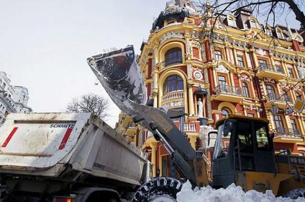 В субботу в Киеве выпадет до 17 см снега