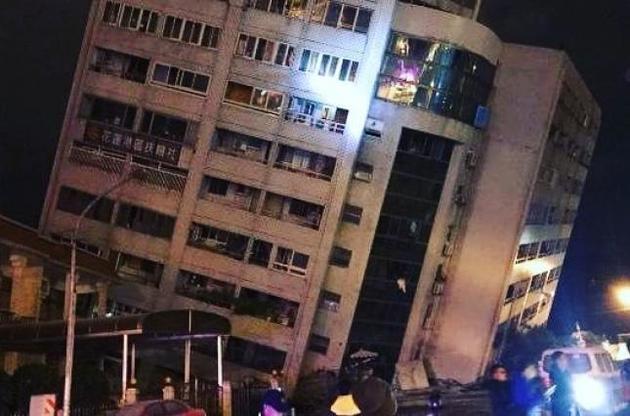 В результате землетрясения на Тайване травмированы 22 иностранца