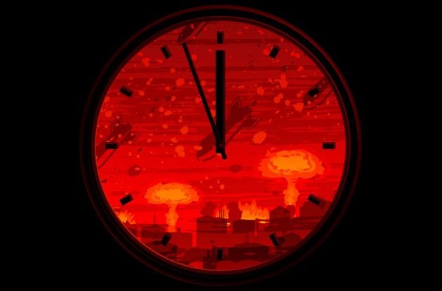 Годинник Судного дня показує 23:58:00