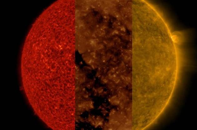 Обсерватория солнечной динамики сделала необычный снимок Солнца