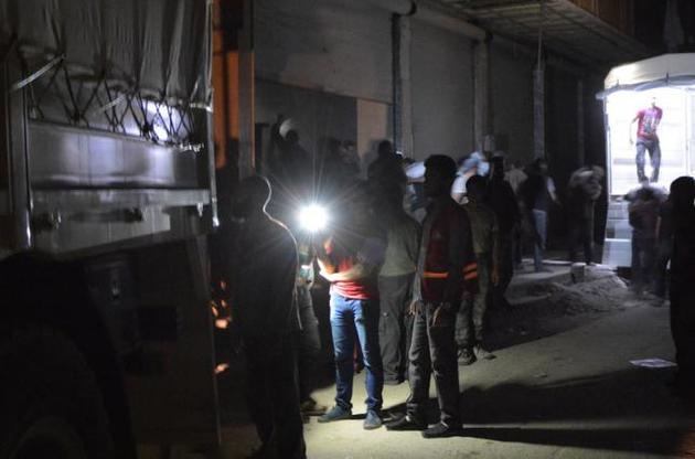 В Восточную Гуту планируют отправить 46 грузовиков с гуманитарной помощью