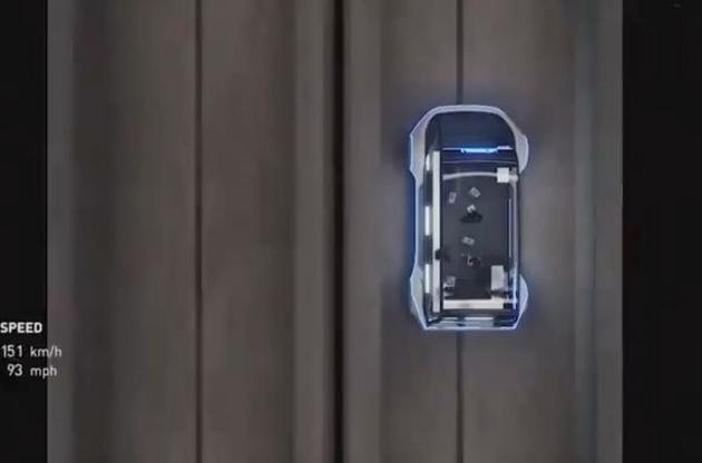 Электробус будет передвигаться по тоннелям на скорости около 241 километра в час