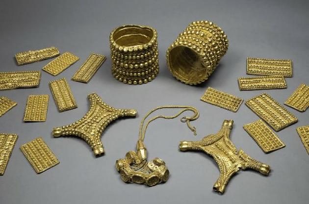 Золоті прикраси були виявлені у 1958 році