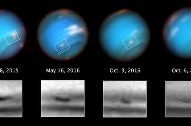 "Хаббл" получил снимок непрерывного вихря на Нептуне