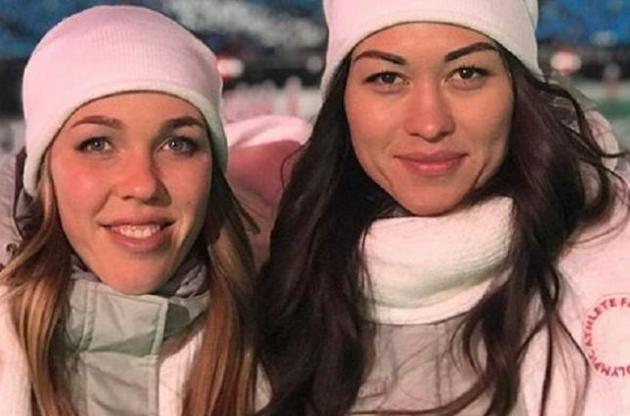 Надія Сергеєва (ліворуч) посіла на Олімпіаді 12-е місце