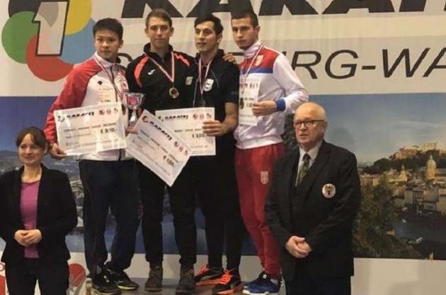 Украинские каратисты завоевали три медали на престижном турнире в Австрии