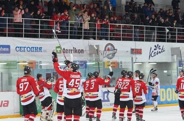 "Донбасс" в третий раз подряд стал чемпионом Украинской хоккейной лиги