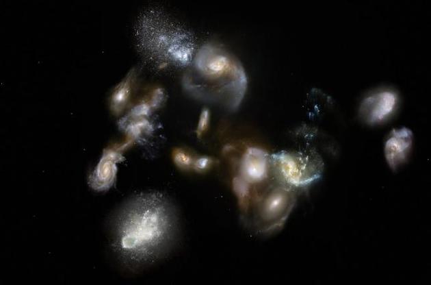 Перші скупчення галактик з'явилися на 1,5 мільярди років раніше передбачуваного – астрономи