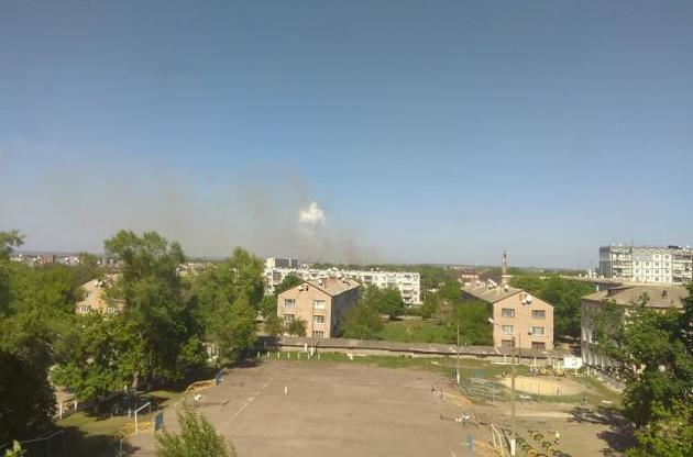 На территории склада боеприпасов в Балаклее произошел пожар