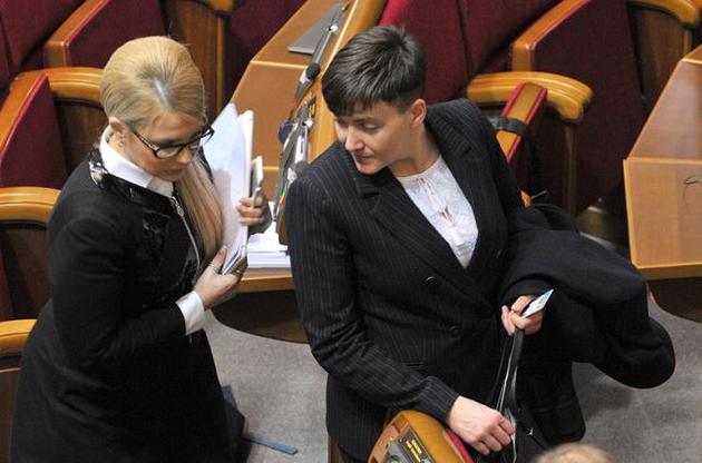 Тимошенко и Савченко возглавили антирейтинг недоверия среди женщин-политиков