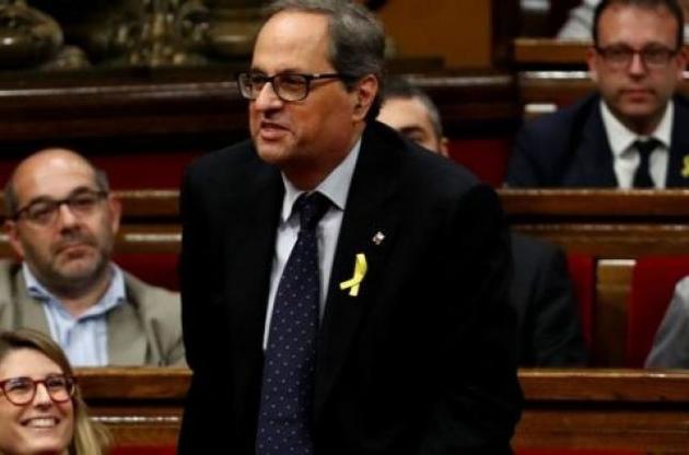 Новий глава Каталонії включив до уряду втікачів і заарештованих політиків