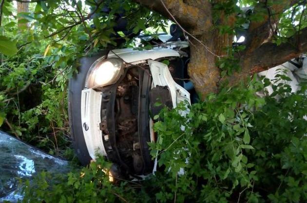 На Николаевщине микроавтобус врезался в дерево, погибли пять человек