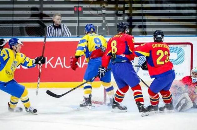 Украина стартовала с победы на хоккейном чемпионате мира в Литве