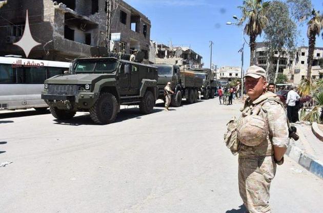 В РФ заявили, что обнаружили в сирийском городе Дума склад химикатов повстанцев
