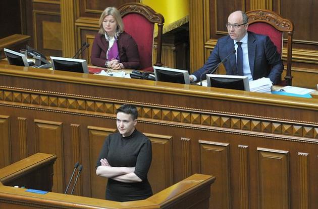 Савченко решила приостановить голодовку