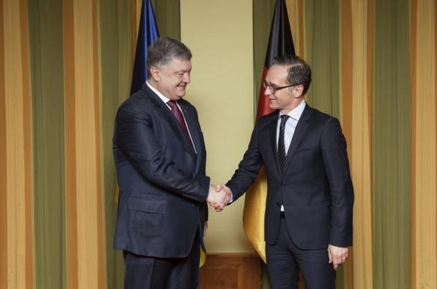 Порошенко у Берліні зустрівся з Гайко Маасом