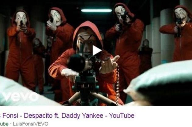 Кліп на пісню Despacito підмінили відео з людьми в масках