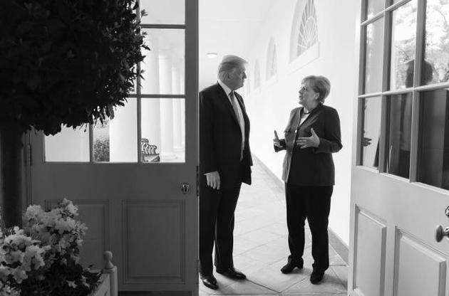 Меркель заявила, що у неї з Трампом збіглися позиції щодо Росії