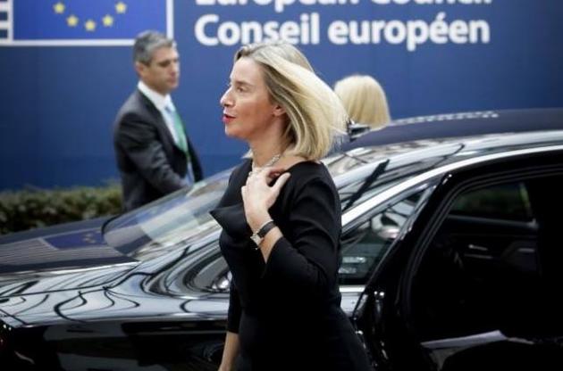 Могерини заявила, що ЄС також підтримує удари Коаліції по об&#039;єктах Асада в Сирії