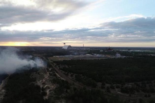 Пожарная авиация сбросила на горящий лес в Чернобыльской зоне почти 100 тонн воды