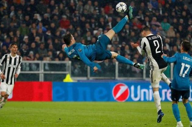 Роналду забил самый красивый гол Лиги чемпионов сезона 2017/2018