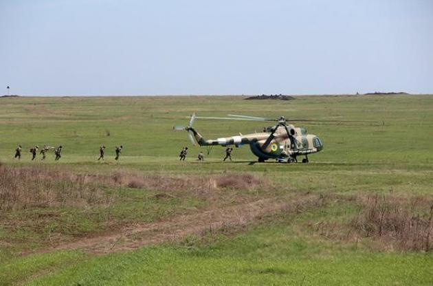 Появилось видео тактических учений ВСУ на побережье Азовского моря