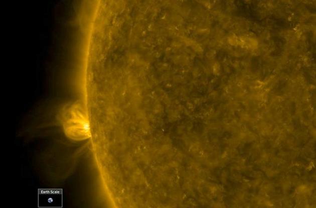NASA представило видео солнечной активности