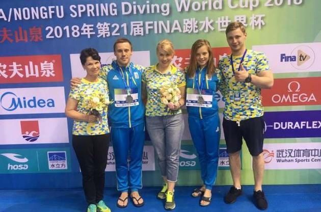 Украинские прыгуны в воду завоевали "серебро" Кубка мира