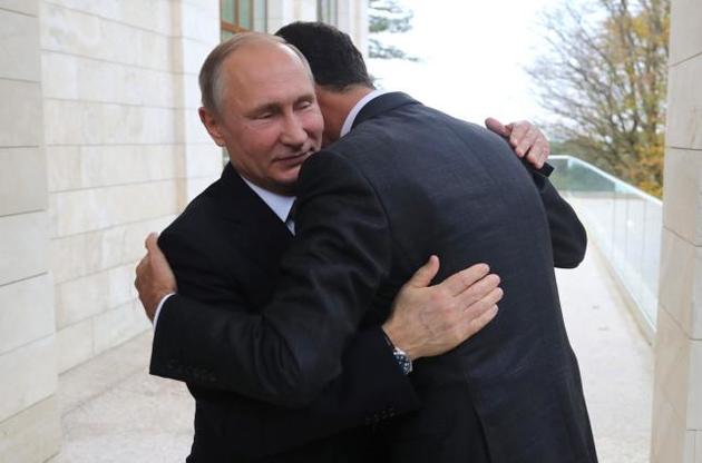 Путин в Сочи встретился с сирийским диктатором Башаром Асадом