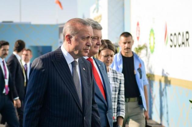 Порошенко попросив у Ердогана сприяння у звільненні українських в'язнів Кремля
