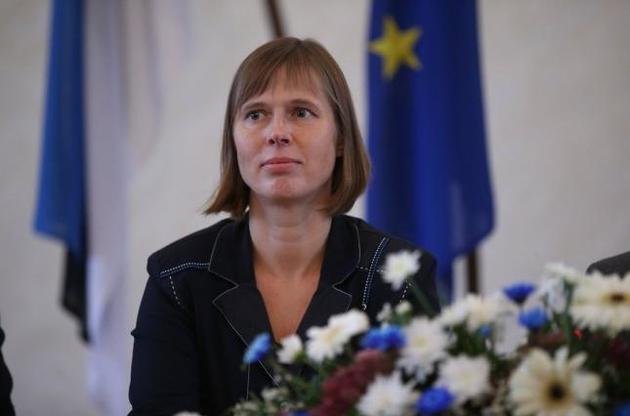 Президент Естонії закликала називати те, що відбувається в Україні і Грузії "правильними іменами"