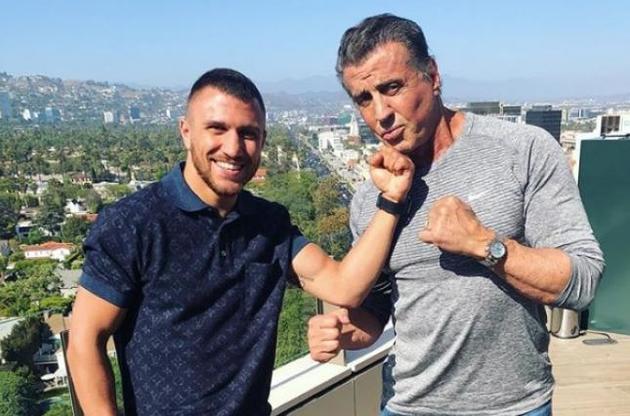 Ломаченко та Сталлоне зустрілися за обідом в США