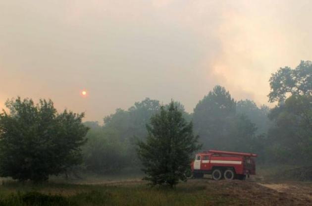 Лісову пожежу в Чорнобильській зоні ліквідовано