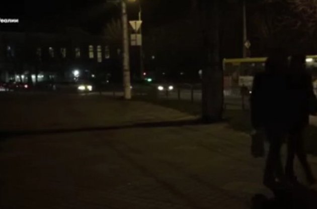 На оккупированном полуострове погас свет