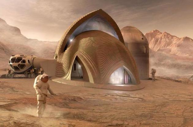NASA показало проекты домов для будущей колонии на Марсе