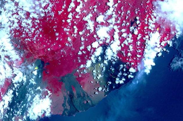 NASA показало последствия извержения самого активного вулкана на Гавайях