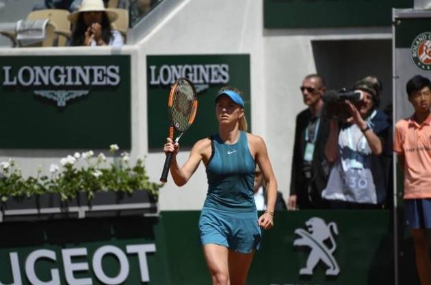 Свитолина завершила матч в двух сетах