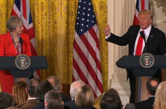 Мэй и Трамп договорились заключить торговую сделку после Brexit