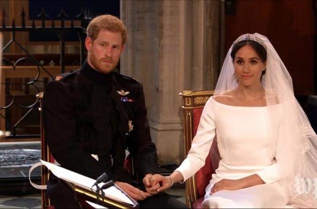 Принц Гарри и Меган Маркл принесли брачные клятвы